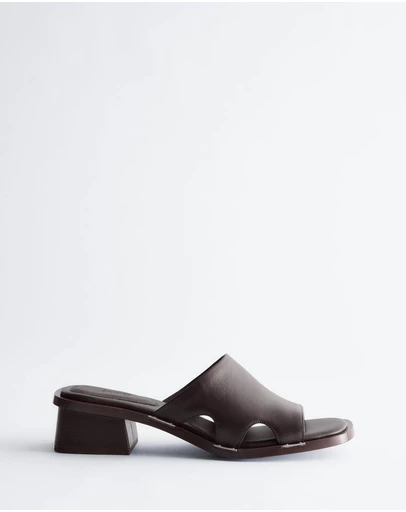 & Other Stories - Block Heel Leather Sandals