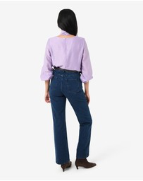 Forcast - Bellini Twist Neck Blouse