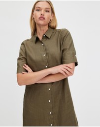 White By FTL - Hettie Shirt Dress