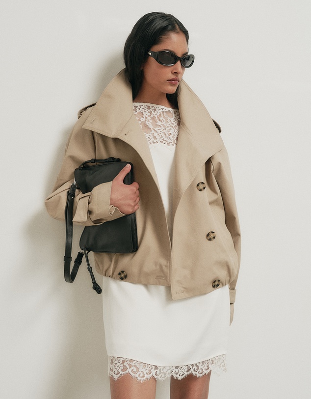 Witchery - Funnel Neck Trench Coat