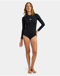 Roxy - Womens Essentials Long Sleeve One Piece Swimsuit