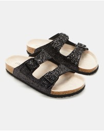 Holster - Farah Glitter Slide - Black - Women's