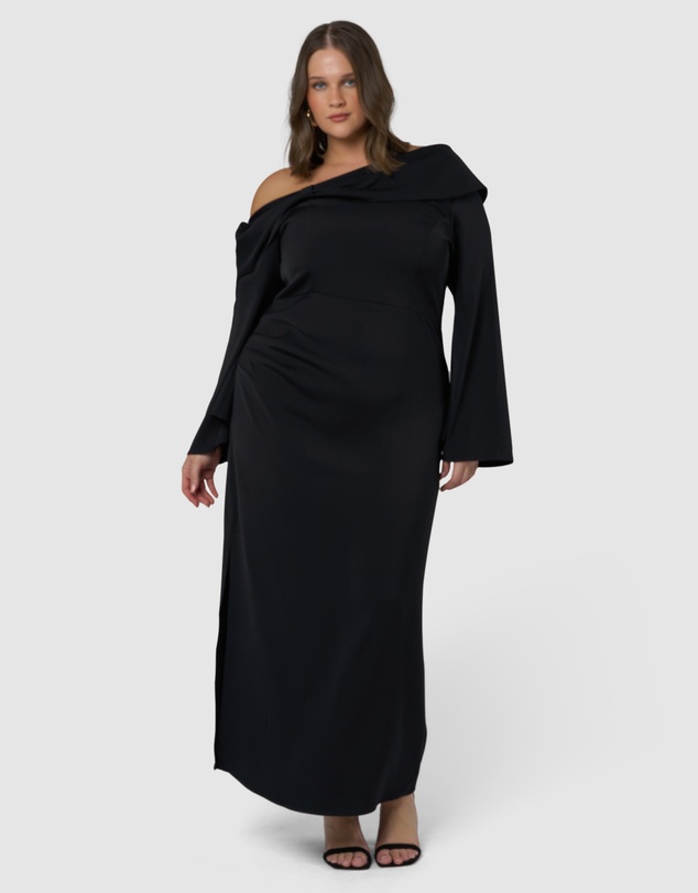 Pink Dusk by Curve Project - Say My Name Maxi Dress