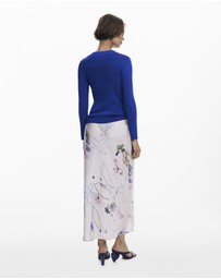 Desigual - Long skirt with strokes