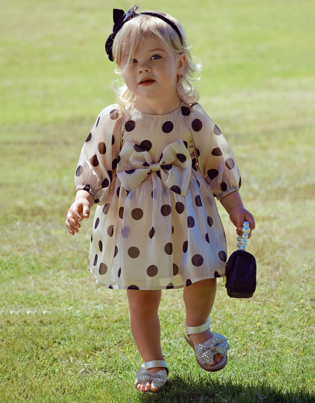 Bardot Junior - Wednesday Organza Spot Dress - Babies-Kids