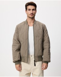 Alpha Industries - Reversible Onion Quilted Ma-1 Flight Jacket