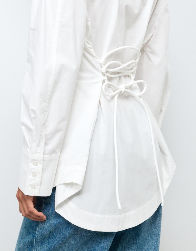 AERE - Fiora Cinched Waist Shirt