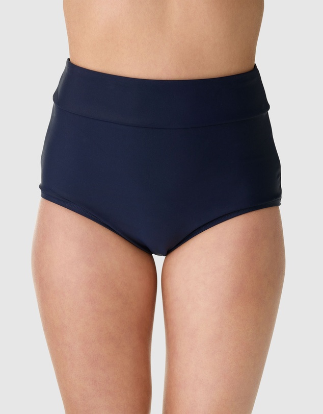 Modest Mermaid - High Waist Swimming bottom- Midnight