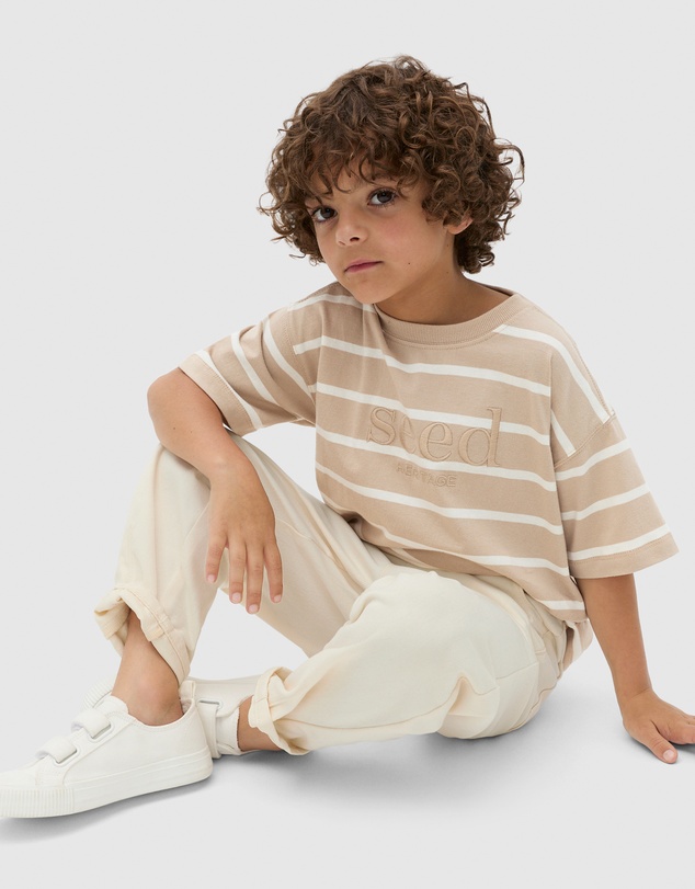 Seed Heritage - Stripe Logo Tee