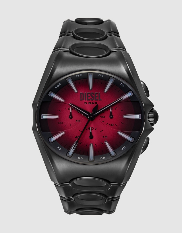 Diesel - D-Curve Black Chronograph Watches