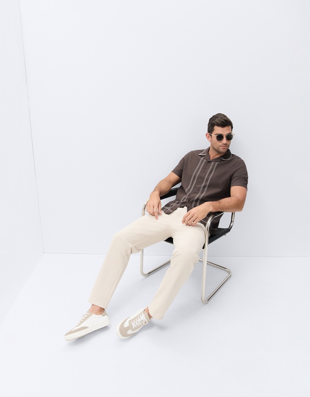 UNISON - Embroidered Bowler Regular Fit Shirt