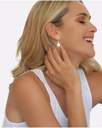 Elli Jewelry - Earrings Drop Classic with Shell Core Beads in 925 Sterling Silver