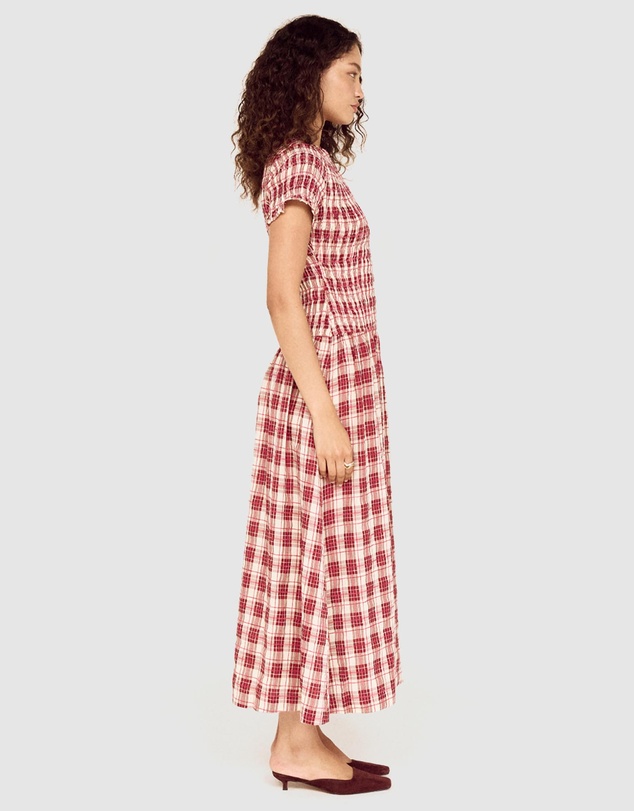 MINKPINK - Anouk Shirred Midi Dress