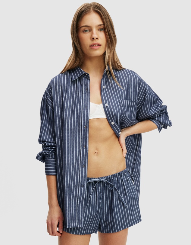 Cotton On Body - Cloud Soft Flannel Oversized Shirt