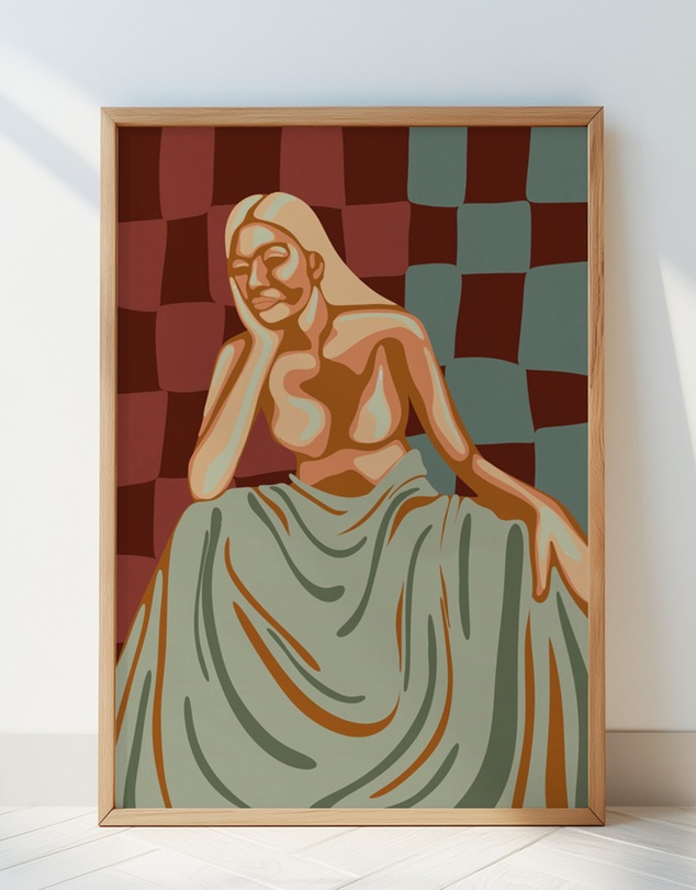 Olive et Oriel - KH Studio - Christina II by Karla Hyman Art Print