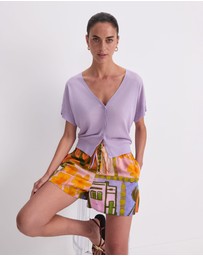 Sportscraft - Silk Blend Reversible Knit