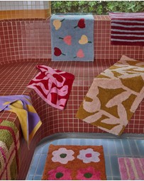 Mosey Me - Forget Me Not Bath Mat - Sky