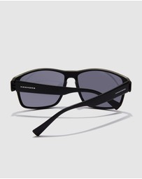 Hawkers Co - Black Black Dark Faster Raw Sunglasses for Men and Women UV400