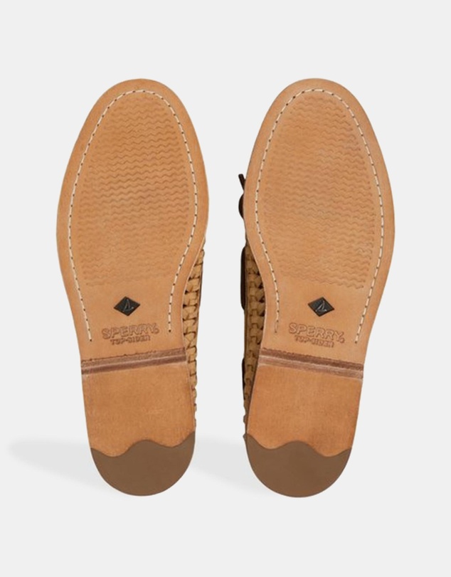 Sperry - Gold Authentic Original 2-Eye Wide Leather Grainy - Men's