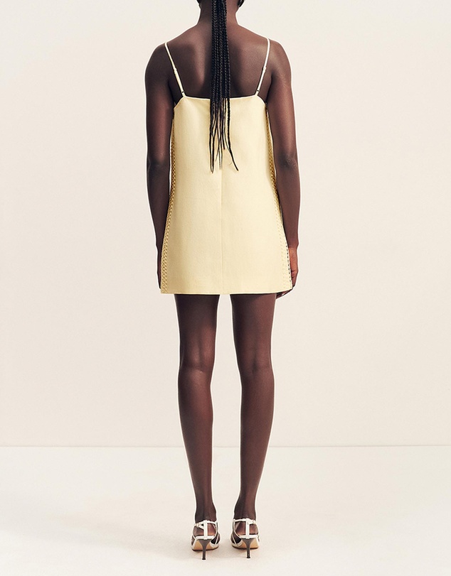Shona Joy - Wright Lace Square Neck Mini Dress