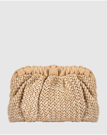 Olga Berg - Amalia Petite Gathered Clutch