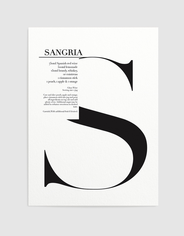 Olive et Oriel - Sangria Art Print