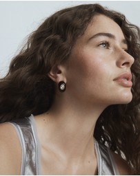 MIMCO - Destined Resin Hoop Earrings