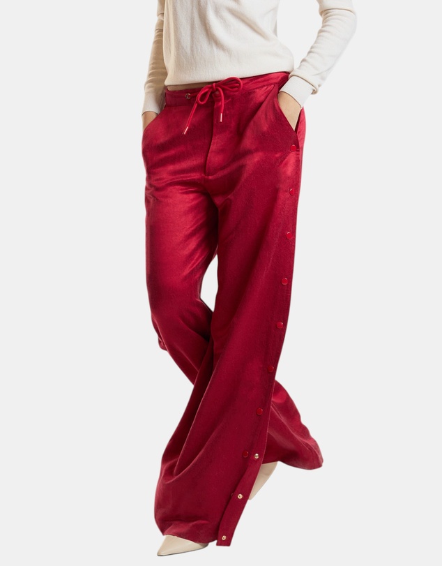 Cynthia Rowley - Wide Leg Snap Pants