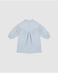 Fox & Finch - Winter Vacay Stripe Denim Dress - Kids