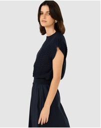 SACHA DRAKE - Bubble Knit Top
