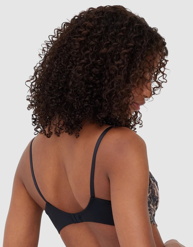 Skarlett Blue - Entice Wired Sheer Lace Balconette Bra