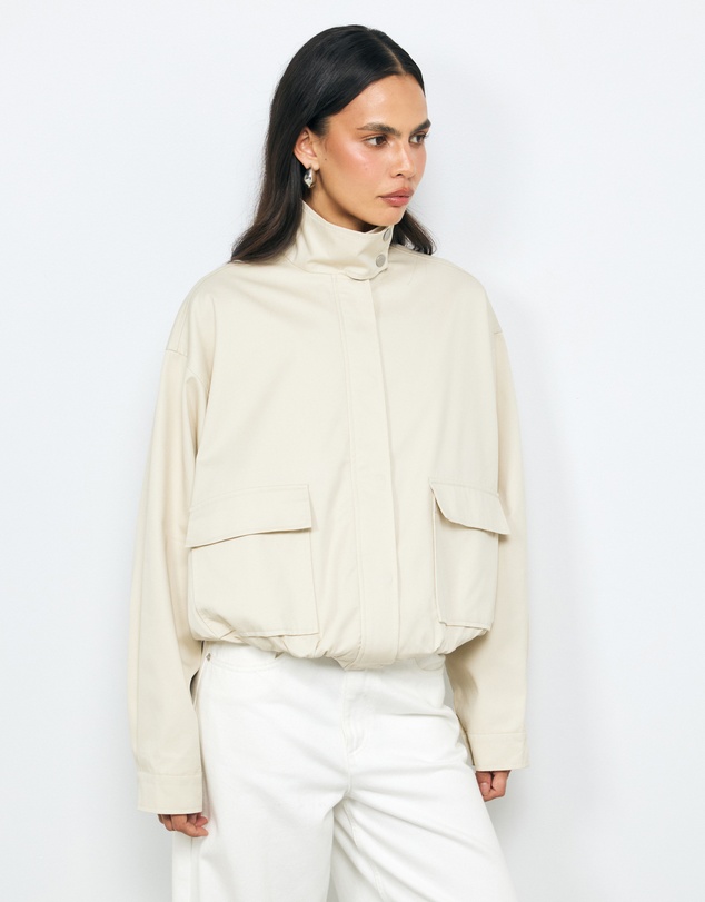 AERE - Ines Funnel Neck Bomber
