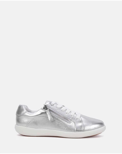 Clarks - Burrow Silver-White Sole