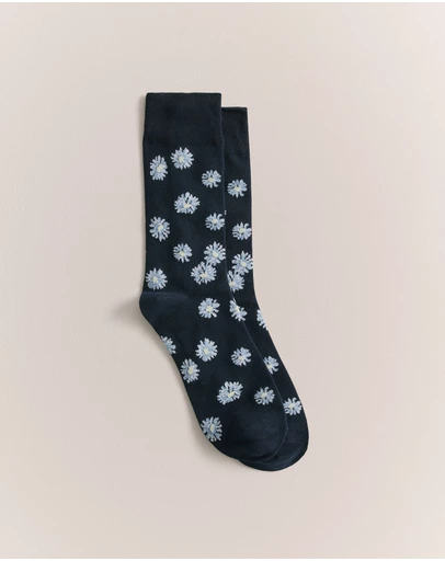 Trenery - Daisy Crew Sock in Night Sky