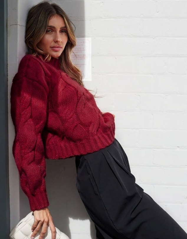 Esther & Co - Hadi Knit - Wine