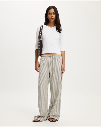 Gemma Stripe Dark Oak