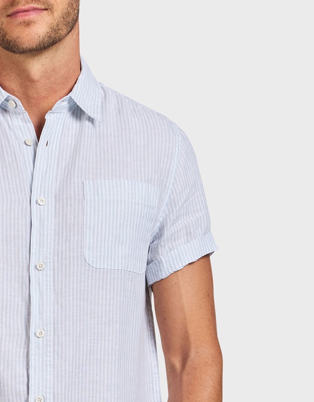 Academy Brand - Rory Short Sleeve Linen Shirt
