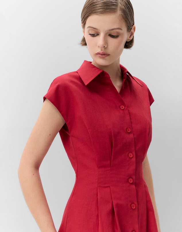 UNISON - Collared Midi Dress