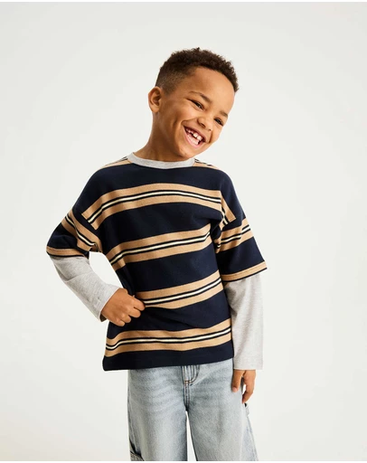 Cotton On Kids - Slub Layer Tee