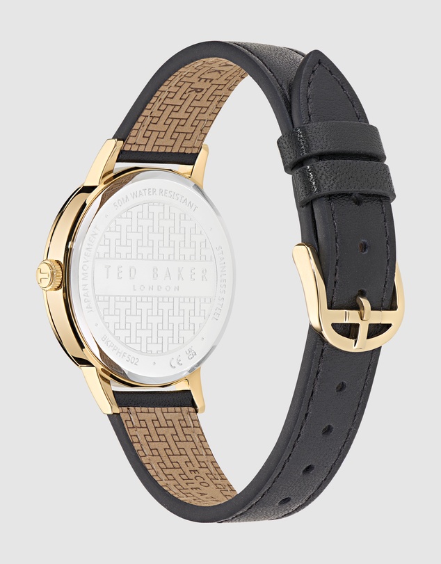 Ted Baker - Phylipa 36mm Black Leather Watch