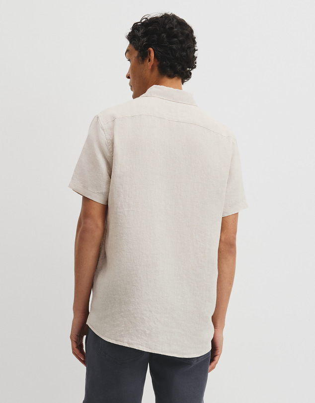 Country Road - Regular Fit Short Sleeve Linen Shirt