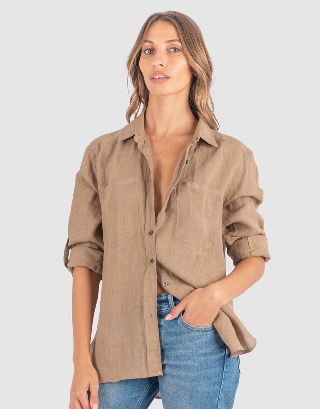 CAMIXA - Luna Oversize Linen Shirt