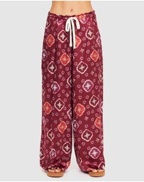 The Upside - Miri Kato Silk Wide Leg Pants