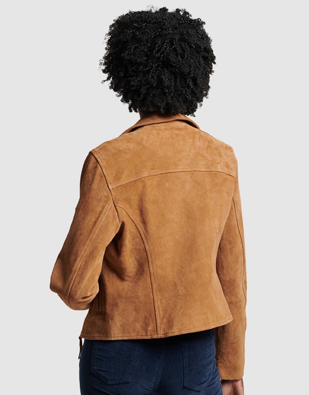 Superdry - Suede Biker Jacket