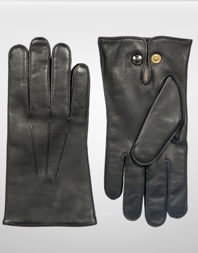 DENTS - Officers Classic Leather Gloves w 100% Wool Lining