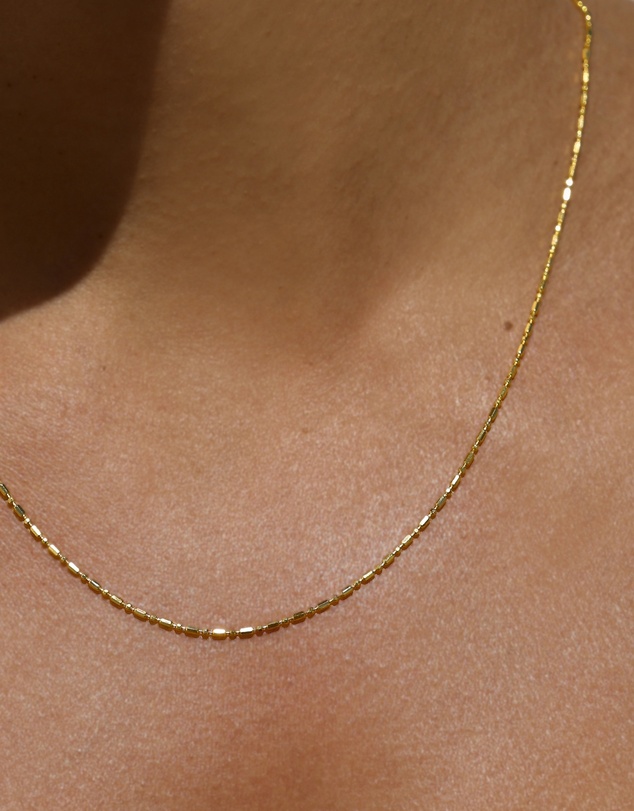 SAINT VALENTINE - Dash Dot Chain Necklace - Gold