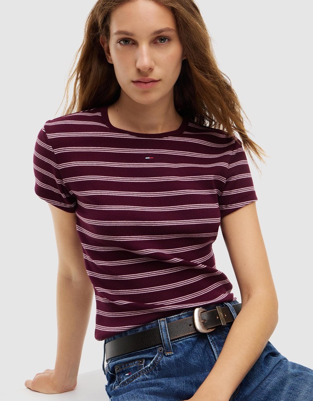 Tommy Jeans - Slim Essential Rib SS