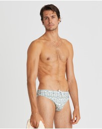 Aqua Blu Australia - Evergreen Racer Briefs