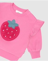 Huxbaby - Very Berry Sweatshirt - Babies- Kids