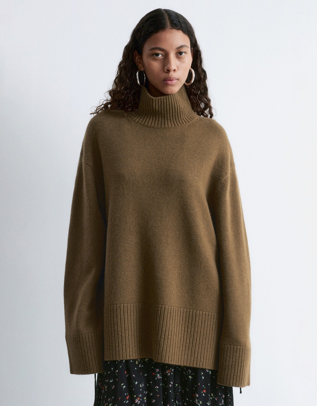 & Other Stories - Oversized Turtleneck Wool Jumper